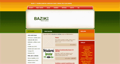 Desktop Screenshot of bazik.cz
