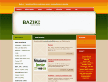 Tablet Screenshot of bazik.cz